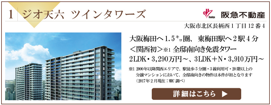 タワーマンション　読売新聞大阪　ジオ天六